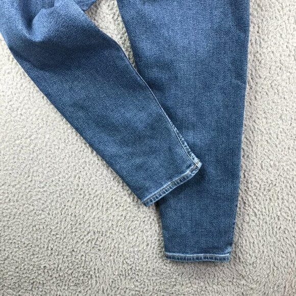 AMERICAN EAGLE Womens Size 00 SHORT Mom Jean Medium Wash Stretch High Rise Jeans - Picture 4 of 16